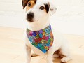 Gazillion of Flowers Pet Bandana by mimulux