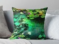 "Lily Pond" Throw Pillow for Sale by mimulux | Redbubble