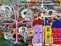 Art of the Day: "5 Happy Fish Swimming to Town". View at: