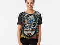 Plant Spirit Chiffon Top by mimulux