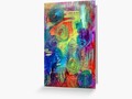 Nature's Circles of Enegy Greeting Card by mimulux