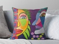 HAVE YOU HEARD Throw Pillow by mimulux