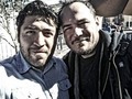 Hoy hace 5 años, en Queretaro con Ismael Serrano. En mi nuevo libro que sale a principio de 2022, escribí sobre esa platica. @serranoismael