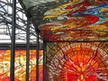 El Cosmovitral es un jardín botánico de aproximadamente 3000 m² que se encuentra en la ciudad de Toluca capital del Estado de México, en México. El edificio que alberga el jardín botánico es una estructura Art Nouveau de hierro forjado construida durante el Porfiriato, a principios del siglo XX para alojar al Mercado 16 de septiembre.
