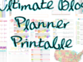 Ultimate Blog Planner Printable
