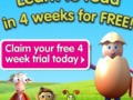 FREE 4-week Reading Eggs - reading program trial