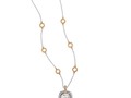 $34.99 (reg $90) Stainless Steel Always Elegant Amulet Necklace