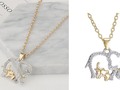 Mom & Baby Elephants Pendant Necklace ONLY $1.64 Shipped