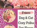 Frisco Dog & Cat Cozy Polka Dot Fleece PJs from Chewy.com #Review