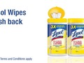 FREE 3-Pack Lysol Wipes Just Launched!