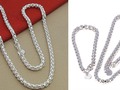 925 Sterling Silver Bracelet and Necklace Set ONLY $1.96 Shipped