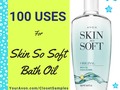 100+ Uses for SKIN-SO-SOFT Bath Oil
