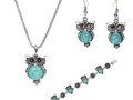 Turquoise Owl Jewelry Set ONLY $4.99 Shipped on Amazon
