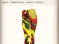 The abstract flowers bottoms are here! Check them out:   Abstract art that can be part of your clothing.  #art #abstract #bottoms #leggings #fashion #colors