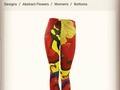 The abstract flowers bottoms are here! Check them out:   Abstract art that can be part of your clothing.  #art #abstract #bottoms #leggings #fashion #colors