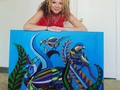 New painting 🖼   Birding Escapes   Order here 👇       #art #original #unique #birds #animals #birding