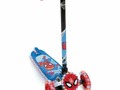 Scooter Marvel Spider-Man 110$ ❤️  Cuen 87 luces LED y sonidos.   Edad recomendada: 3 años en adelante.  Altura máxima : 37".  Peso máximo : 44 libras.  Cubierta antideslizante: presenta un gran gráfico de Spider-Man  Luces LED : luces y sonidos activados por movimiento  Manillar : marco de acero duradero decorado con patrones divertidos.  Puños: Cómodos puños de espuma.  Neumá: Los resistentes neumá LED se iluminan para paseos en la acera con estilo.