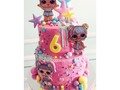 #lol #lolsurprise #lolcake #loldolls #cake #happybirthday #kids #toys #dolls #bakedvanillapasteleria