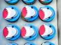 Cupcakes con tiburones ðŸ¦ˆ para Duncan