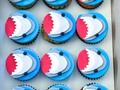 Cupcakes con tiburones 🦈 para Duncan