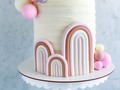 Boho Rainbow Cake