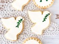 Palomas 🕊️ para Martín  #dove #bird #cookies #baptismcookies