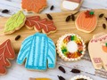 Galletitas de estos últimos días de noviembre 🍁🍁🍁  #sweaterweather #cookies #autumn #leaves #cookies #bakinglove #november