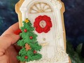 Galletas { Puerta de Navidad }  #galletasdenavidad #christmascookies #doorcookies #christmasspirit #galletasdecoradas #christmasbaking #bakinglove #christmastreats
