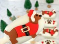 Perro 🐕 salchicha 🎄🎄🎄  #dogcakesicles #christmasdog #christmas #dog #doglover #doggie #christmasbaking #dachshund #christmasdachshund #perrosalchicha #perros