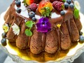 Tartitas llenas de lindos detalles #chocolatefudgecake