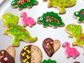 Galletas 💯 por ciento veganas 🌱 para Dana 💓  Dinosaurios 🦕🦖🦕🦖🦕🦖