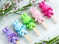Happy Sunday Peeps!! 🫶🤍🫶  #eastercakesicles #bunnies