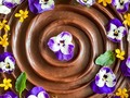 Pensamientos y Chocolate  #edibleflowers #beautifulcake #birthdaycake #celebrate #alwayscake