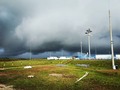 Tiene como ganas de llover ⛈️ #VeredaLosKioskos #CPE6 #Lluvia #Tormenta #PuertoGaitan #Meta #SeVieneElAgua #OilAndGas #OilWork #CloudyDay #Rain