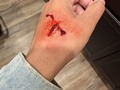 Working on sfx makeup today!