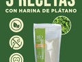 Nuestra harina de plátano es 100% Colombiana 🇨🇴 y tiene muchos beneficios nutricionales, es libre de gluten y alta en fibra. 💪  Pruébala, y aprende a usarla con estas deliciosas recetas 👩‍🍳  Adquiérela en nuestra tienda online