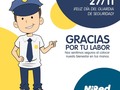 Un feliz día a quienes en su labor de vigilancia hacen que los entornos de @miredips sean seguros y confiables para nuestros usuarios.