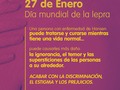 ACABEMOS CON LA DISCRIMINACION EL ESTIGMA Y LOS PREJUICIOS #diamundialdelalepra #hansen #MiRed #MiRedIPS #CuidamosTuSalud #Barranquilla