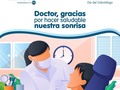 Te hacemos sonreír porque cuidamos tu salud. Feliz día del odontólogo. Gracias a nuestro equipo de odontólogos por su gran labor #miredips #cuidamostussalud #odonotologia #riequelavidaesbella