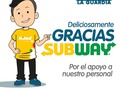 Gracias @subwaycol por reconocer el sacrificio de toda la Misión Médica, que ante esta crisis por el coronavirus está poniendo el alma. #SEPUSIERONLA10👍