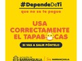 Acá te mostramos cómo debes usar de manera correcta el tapabocas.  Recuerda: Lávate las manos frecuentemente.  Necesitas más información, puedes comunicarte con nuestro call Center 3225757 ¡Estamos para atenderte!   #dependedeti #prevenirloestaentusmanos #quedateencasa #lavatelasmanos #cuidemonostodos #haztuparte #MiRed #MiRedIPS #CuidamosTuSalud #Barranquilla  @secsaludbaq @minsaludcol @organizacionmundialdelasalud @alcaldiabarranquilla