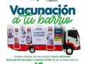 Junto con la alcaldía de Barranquilla, ofreceremos más alternativas para la vacunación. “Vacunación a tu barrio”.Se dispondrá de una unidad móvil de vacunación para ir a los distintos Barrios del distrito, con el fin de hacer llegar la vacuna del covid-19 a la población +60. *SIN IMPORTAR LA EPS*.   *Puedes llevar a tus hijos a vacunar con el esquema regular*   📌 Horarios de atención:  8:00 AM - 2:00 PM  #VacunacionATubarrio