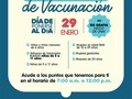 Ven este 29 de enero a la gran jornada nacional de vacunación. "Día de ponerse al día", Recuerda que es gratis, #hazlodeuna  Acércate a nuestros pasos y caminos de MiRed IPS  💉Vacunación niños y niñas de menores de 6 años 💉Refuerzo de Sarampión - niños de 2 a 11 años  💉Niñas de 9 17 años  💉👨Mayores de 50  💉🙋‍♀️Mujeres en edad fértil  💉🤰Gestantes  #diadeponersealdia #vacunateenmiredips  @alcaldiabarranquilla @minsaludcol @secsaludbaq