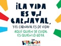 El Carnaval es una diversión,  Y todo el que lo quiera gozar,  Por el autocuidado y protección,  De los demás debe procurar.   Quien se cuida, es quien lo goza, Carnaval de la arenosa.  No bajes la guardia en el Carnaval de Barranquilla #QuiensecuidaEsquienlogoza #viveygozapordos   -  Si necesitas información, puedes comunicarte con nuestro call Center 605 319 8729 y al WhatsAPP 315 4056834 ¡Estamos para atenderte!  #MiRed #MiRedIPS #CuidamosTuSalud #Barranquilla  @alcaldiabarranquilla @secsaludbaq @minsaludcol @carnavalbaq