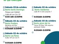 Sábado 22 de octubre puntos de vacunación, toda la familia a vacunar.
