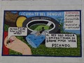 Murales participantes en píntalo pa’ que no te pique, nuestra comunidad se puso la capa para enviar un mensaje a su comunidad y enseñar cómo se puede prevenir el dengue #pontelacapa #prevenciondengue # murales #barranquilla @secsaludbaq @alcaldiabarranquilla