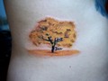 En honor a un hijito en el cielo 💛 #treetattoo #tattoo #tatuaje #pereira #pereiracapitaldeleje #freshtattoo #guayacan