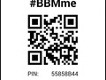 #BBMme PIN: 55858B44