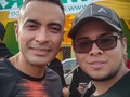Partido de las estrellas, fotos con @jhonalexcastano @jhonnyrivera y @danielmerak grandes artistas y excelentes personas, un placer haber trabajado para ellos ✨