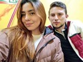 Y bueno, hasta que por fin se dio la ida a comer pizza con la señorita SuarezFernandaM